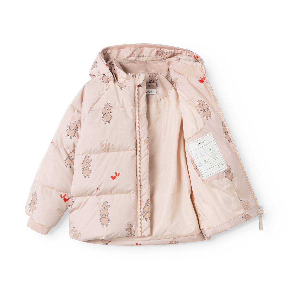 POLLE Daunen-Steppjacke - Wild child / Rosey
