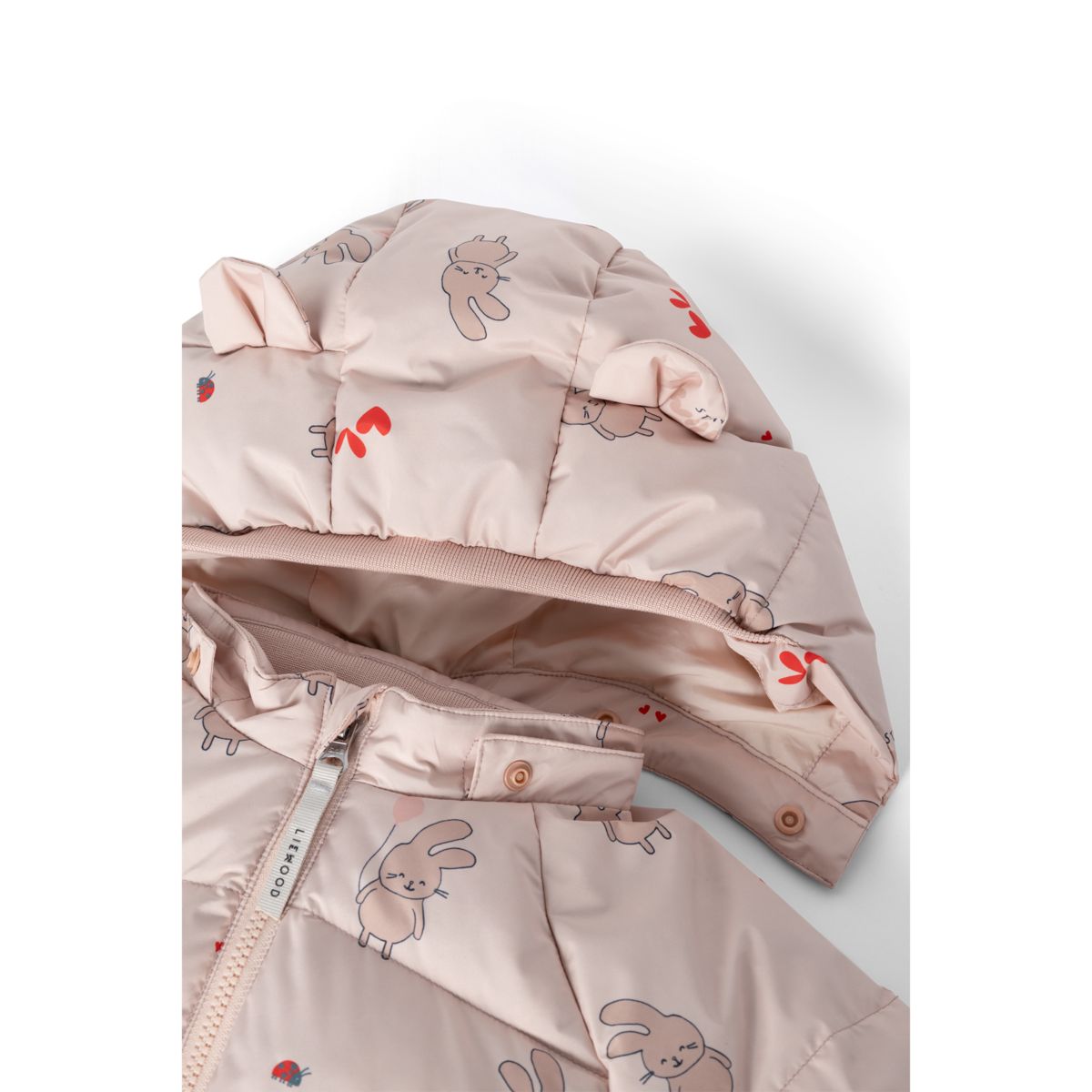 POLLE Daunen-Steppjacke - Wild child / Rosey