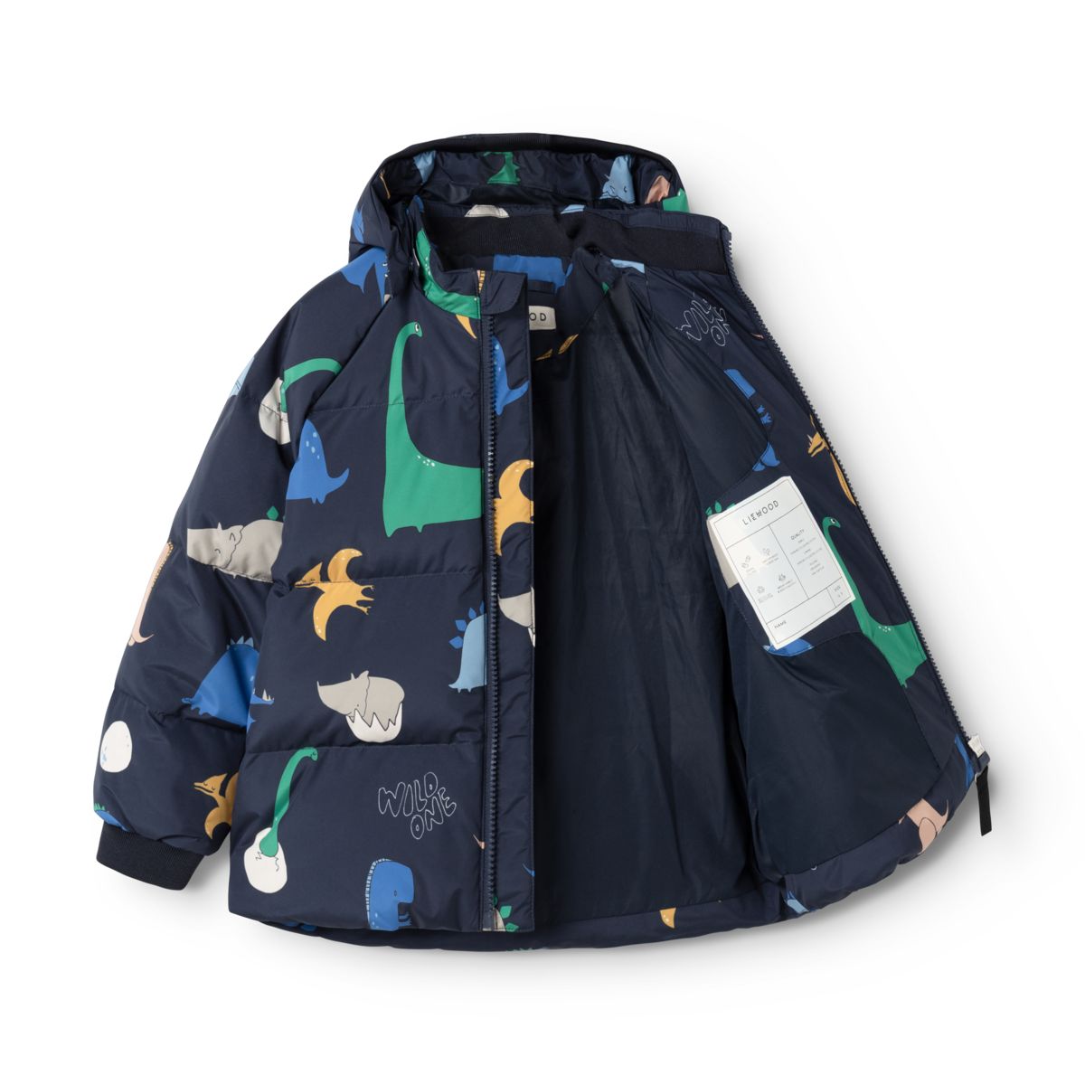 POLLE Daunen-Steppjacke - Dino roar / Classic navy