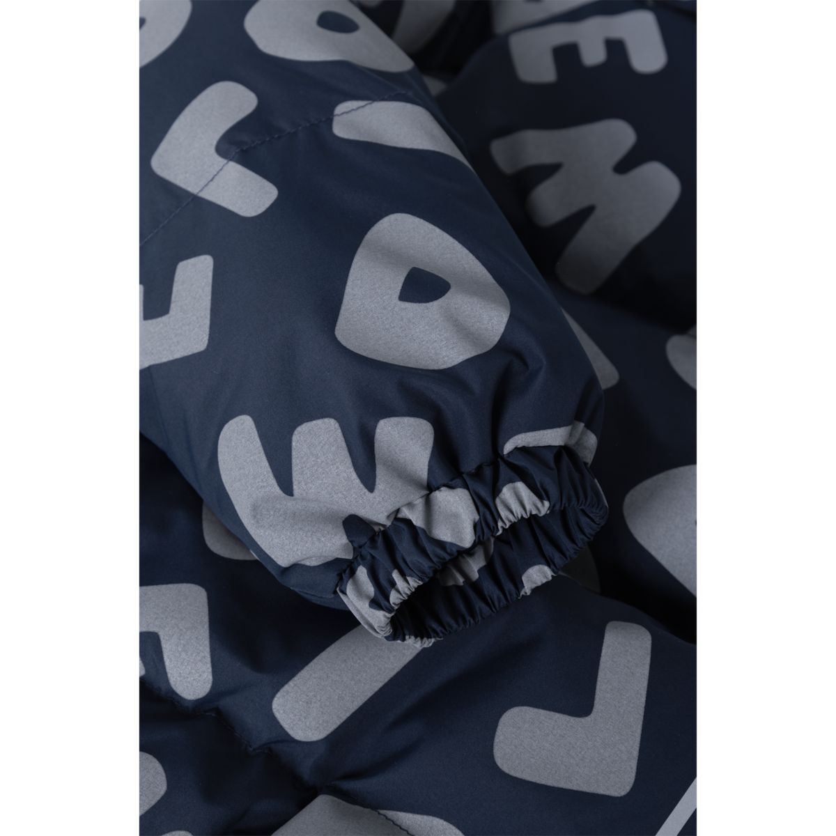 ADELINA Reflektierende Daunenjacke - Letters / Classic navy