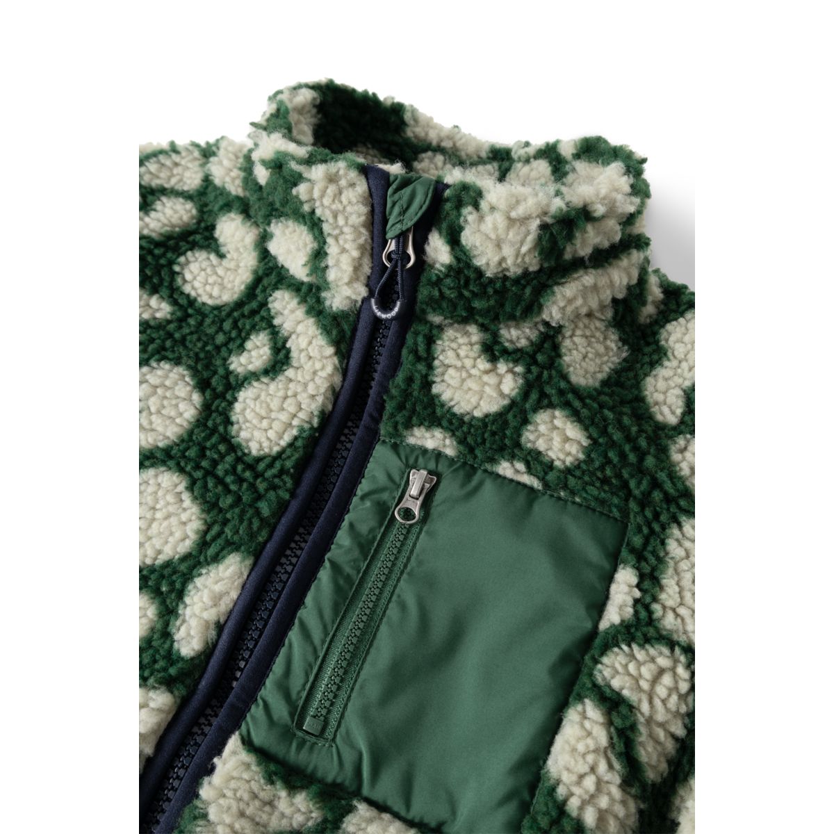 Liewood NOLAN pile jacket - Mega leo / Garden green - JACKET