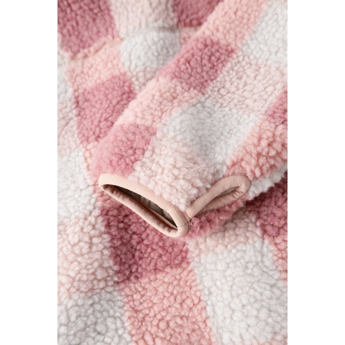 Liewood NOLAN pile jacket - Mega Check / Rose blush - JACKET