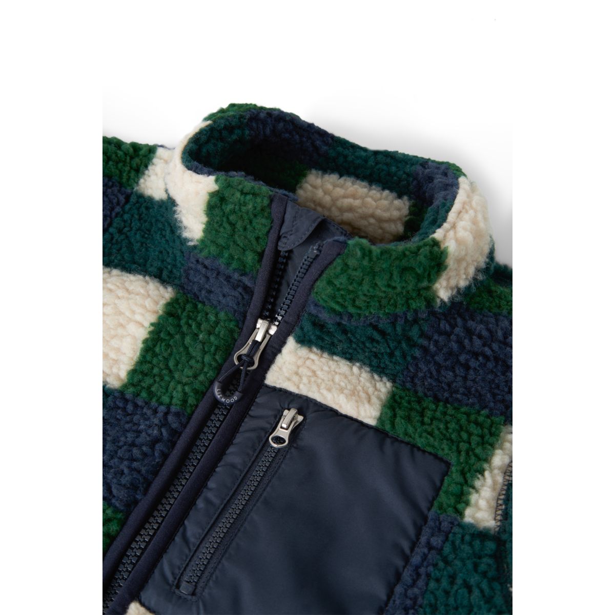 Liewood NOLAN pile jacket - Mega Check / Bright garden - JACKET