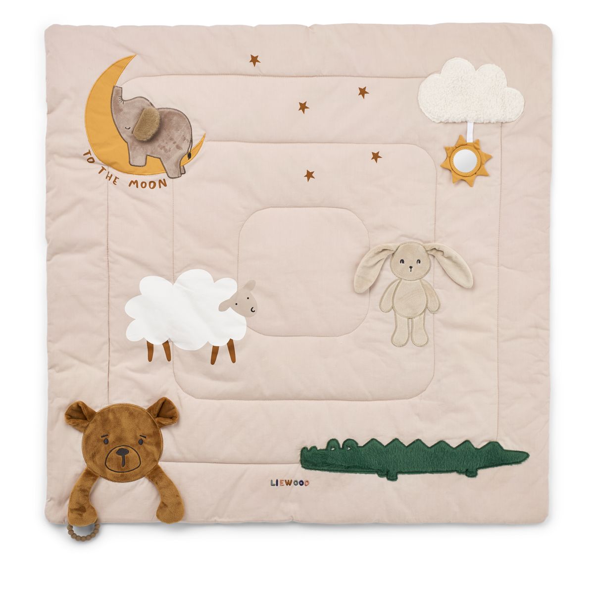 Liewood BERNET Activity Blanket - Sandy multi mix - ACTIVITY BLANKET