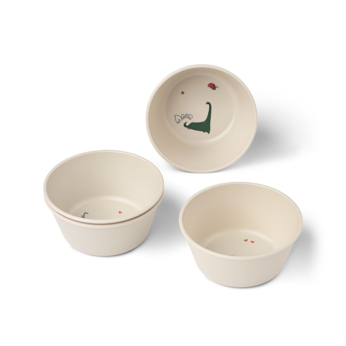 Liewood CEES Bowl 4-Pack - Tamtam / Sandy - BOWL