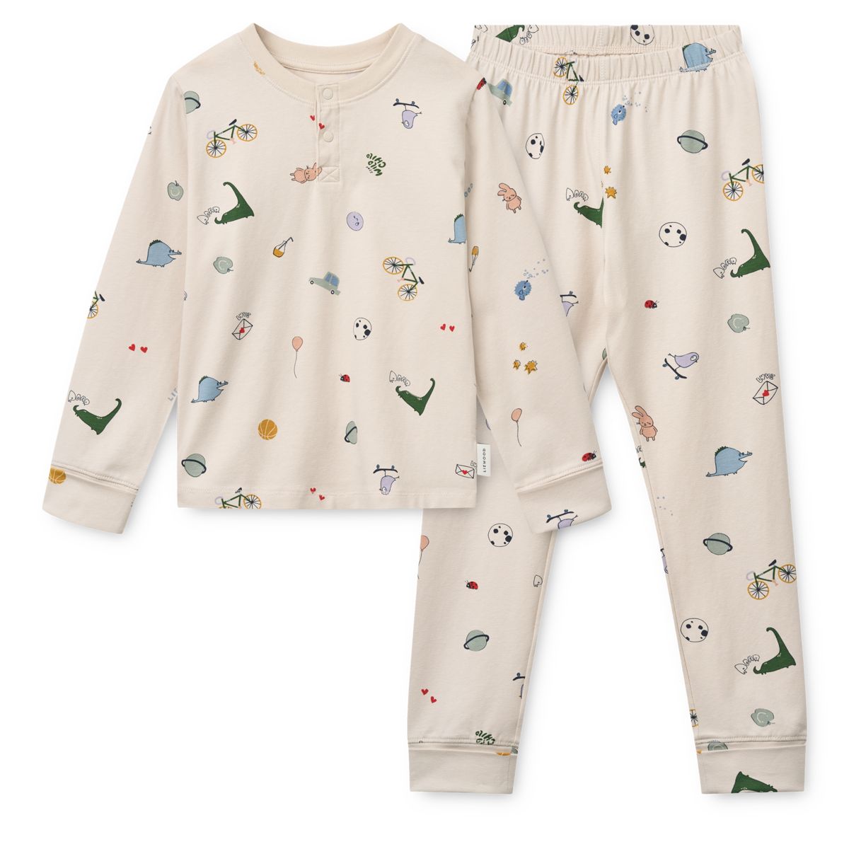 Liewood WILHELM Grow Pyjamas Set - Tamtam / Sandy - PYJAMAS SET