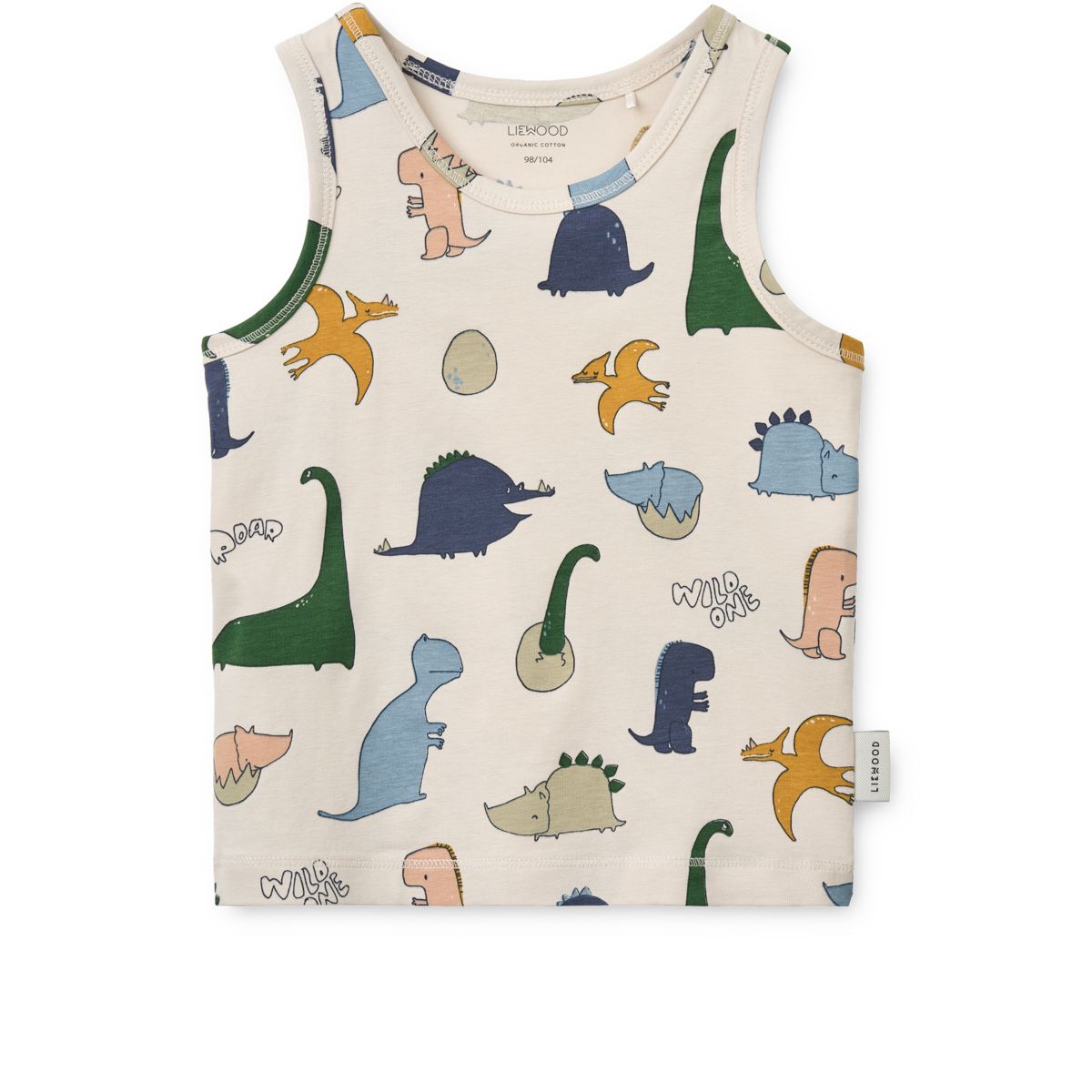 Liewood FARIS Tank Top 2-pack - Dino roar / Sandy Mix - TANK TOP