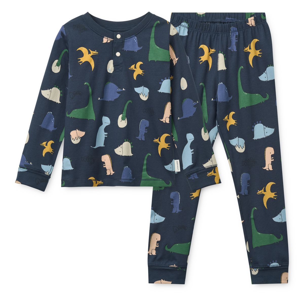 Liewood WILHELM Grow Pyjamas Set - Dino roar / Classic navy - PYJAMAS SET