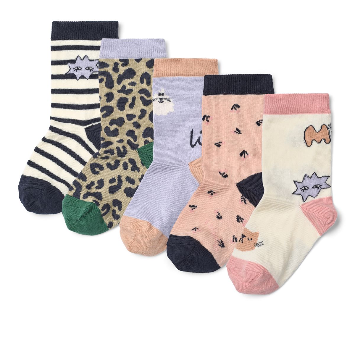 Liewood Silas Socks 5-Pack - Mood mix - SOCKS/STOCKINGS