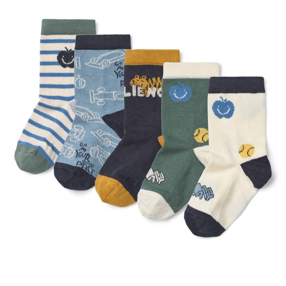 Liewood Silas Socks 5-Pack - Play mix - SOCKS/STOCKINGS
