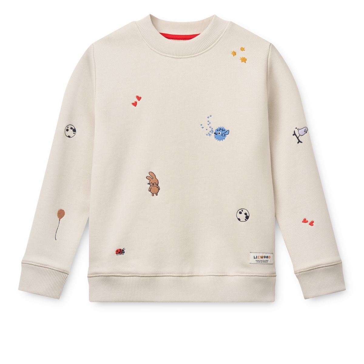 Liewood RIDLEY Embroidered Sweatshirt - Tamtam / Sandy - SWEATSHIRT