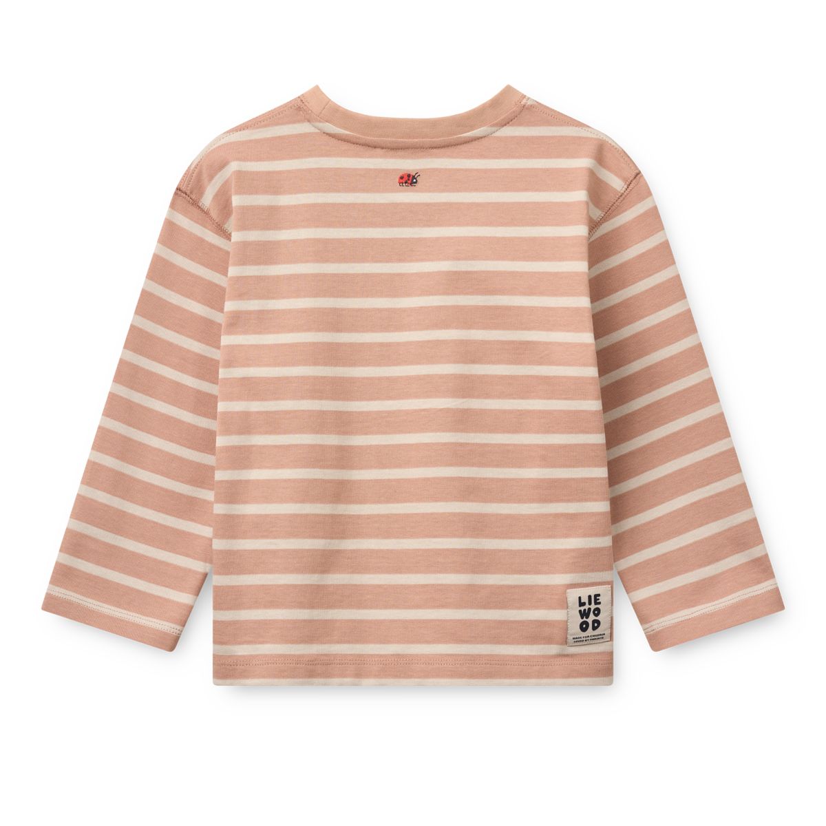 Liewood TYLER Striped Long-sleeve T-shirt - Pale Tuscany / Sandy Stripe - TSHIRT