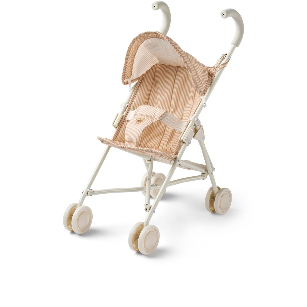 Elsie Doll Stroller - Y/D Stripe Pale tuscany / creme de la creme
