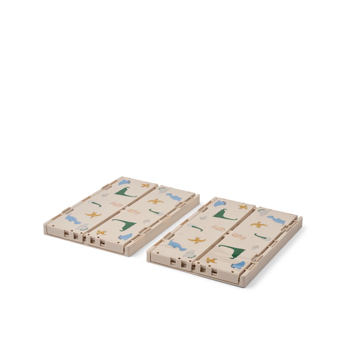 WESTON Medium Storage Box 2-Pack - Dino roar / Sandy
