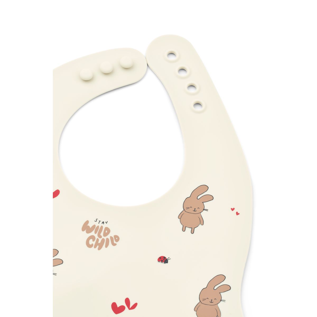 Liewood EMBER Printed Bib 2-pack - Wild child / Rosey - BIB