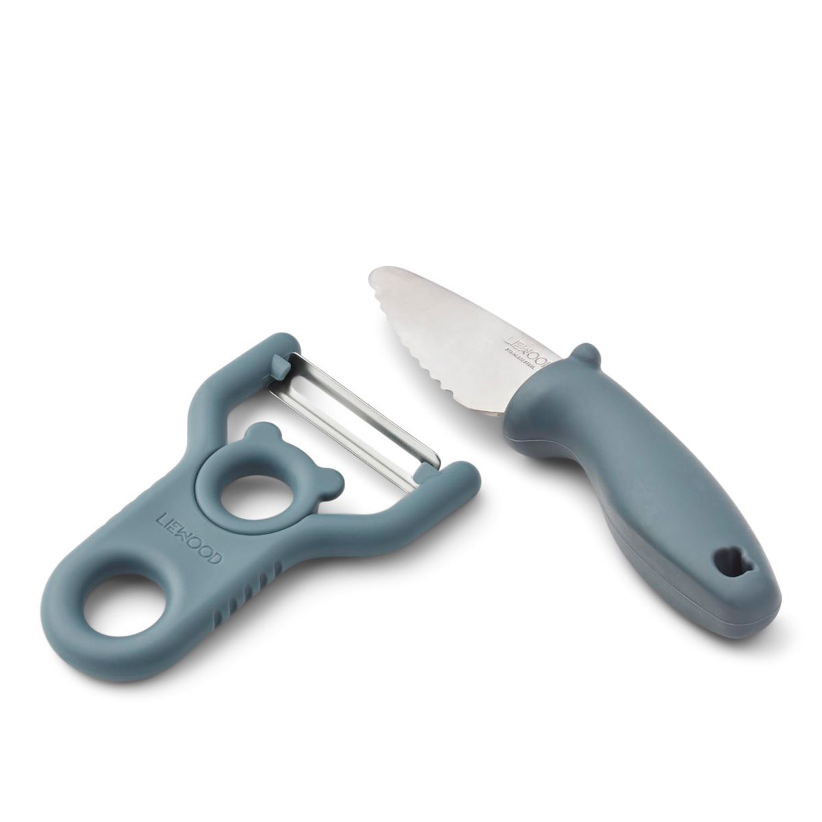 Liewood PERTENSE Peeler & Knife set - Whale blue - COOKING