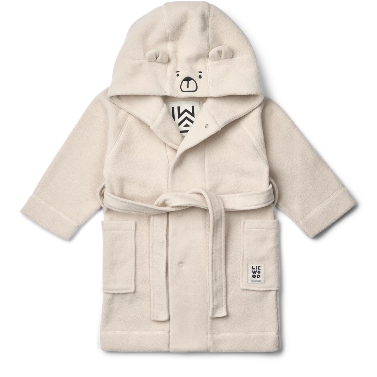 MINIK Fleece-Bademantel  - Sandy