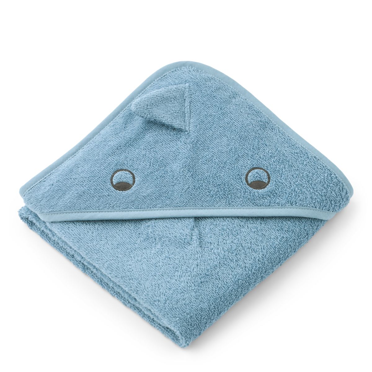 Liewood ALBERT baby hooded towel - Beach blue - TOWEL / WASHCLOTH