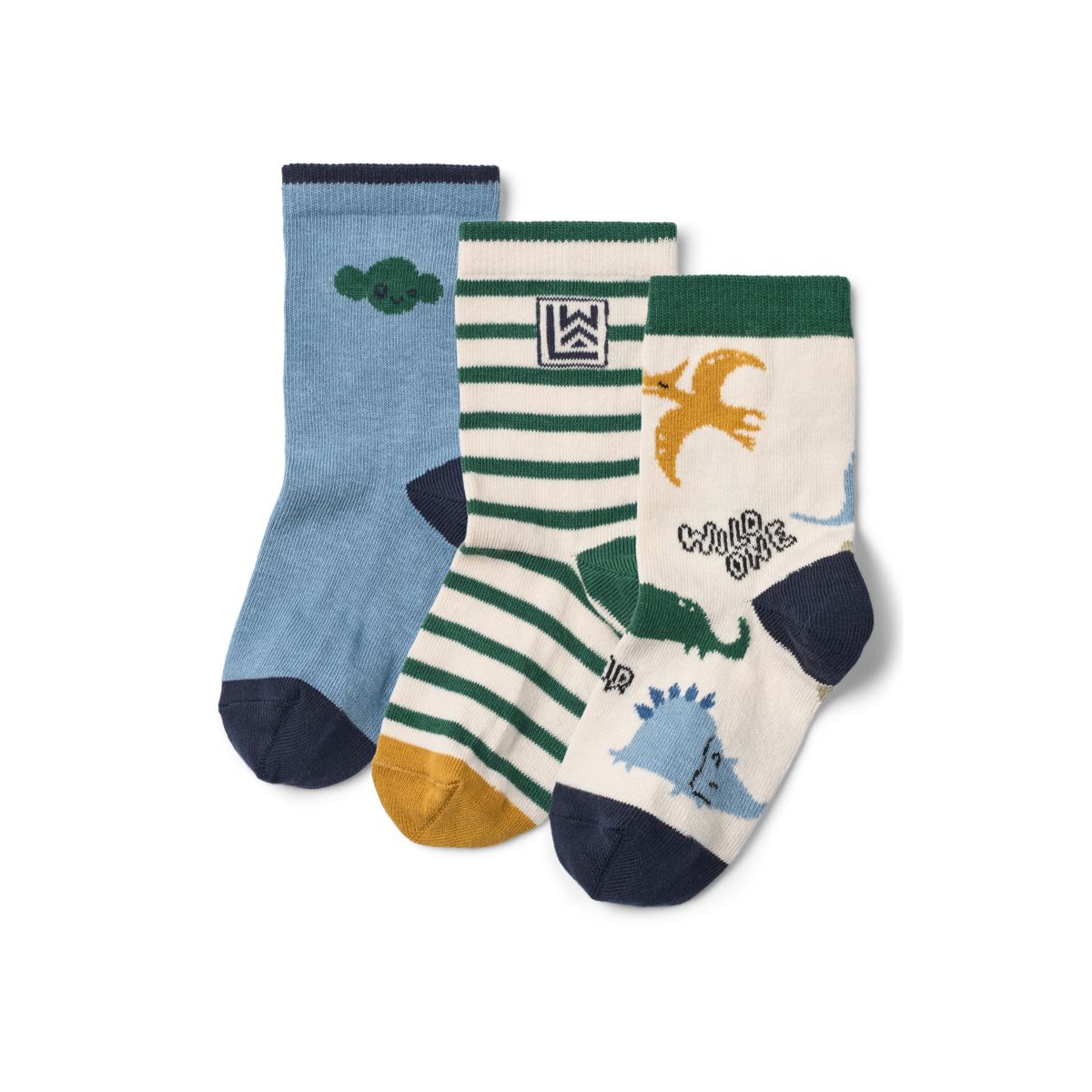 Liewood Silas Socks 3-Pack - Cool Kids Multi Mix - SOCKS/STOCKINGS