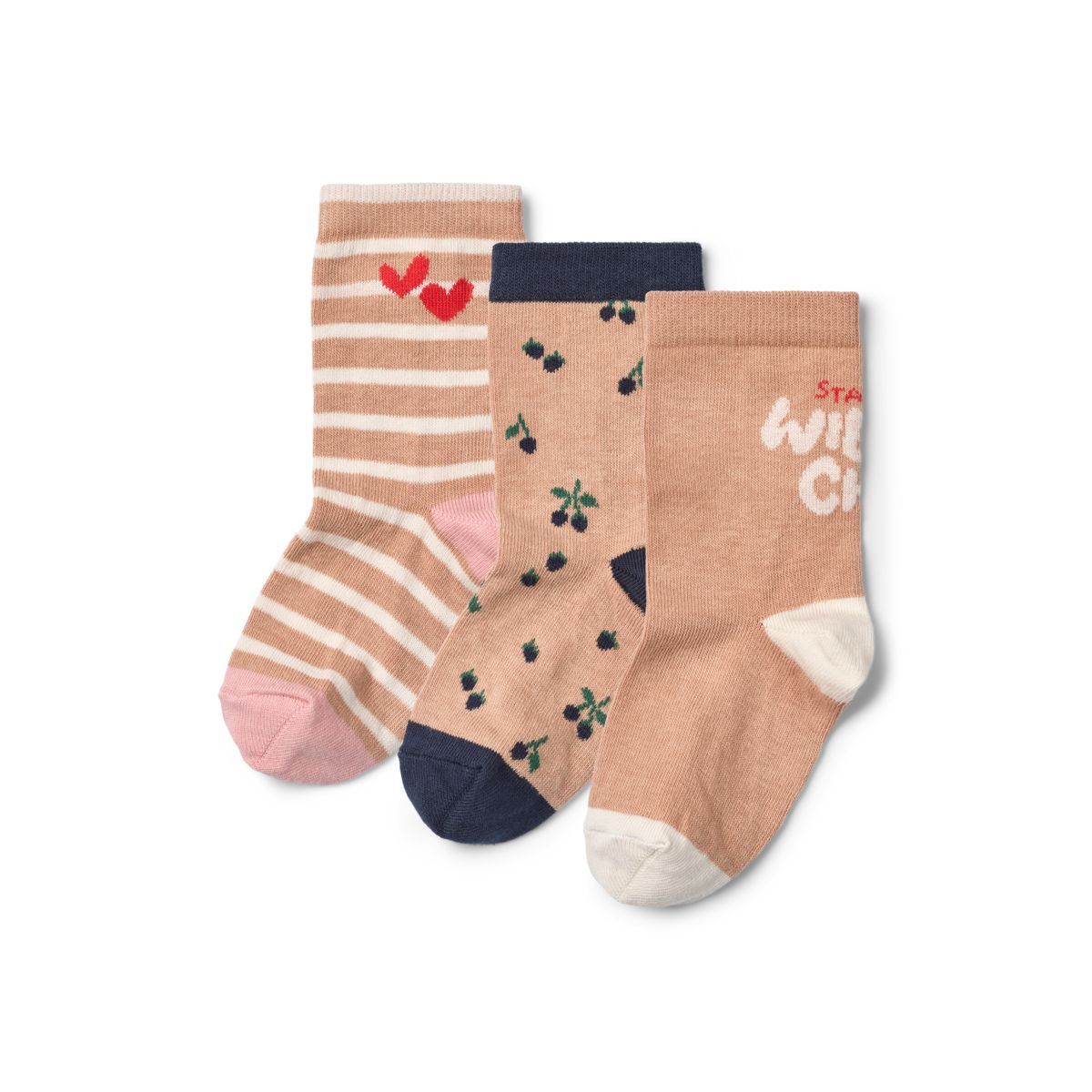 Liewood Silas Socks 3-Pack - Berry Multi Mix - SOCKS/STOCKINGS