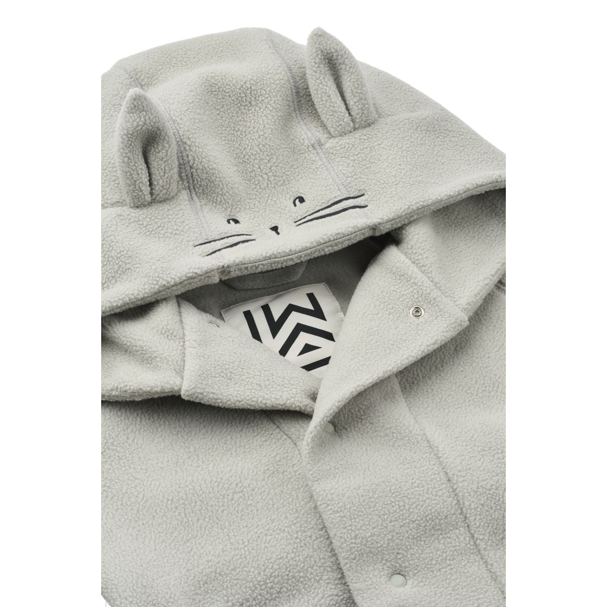 MINIK Fleece Bathrobe  - Dove blue