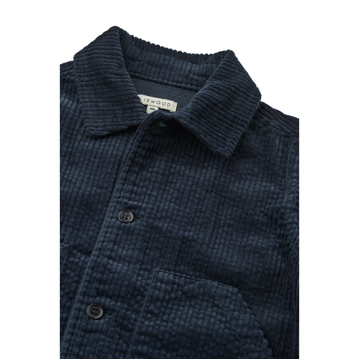 PAULINO Corduroy Overshirt - Classic navy