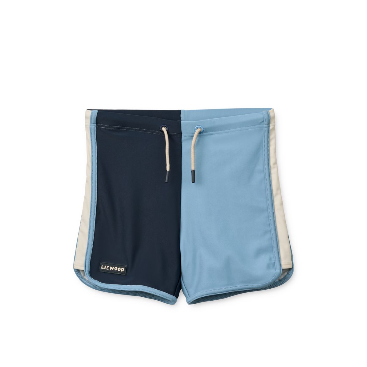 Liewood Finny Swim Trunks - Beach blue mix - SWIMPANTS