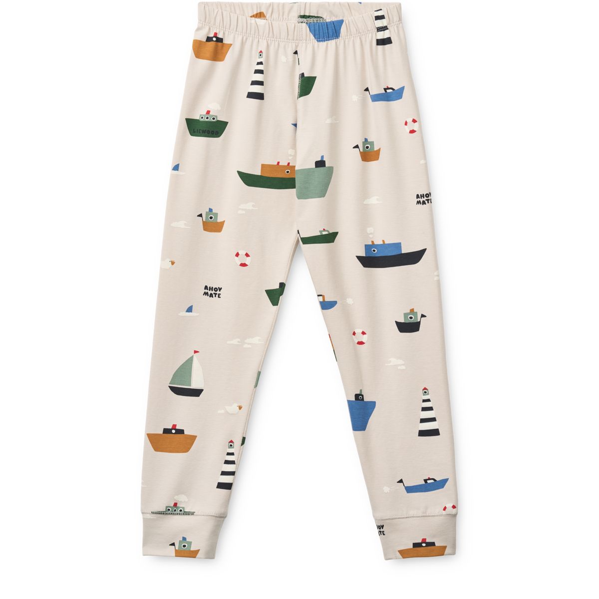 Liewood Wilhelm Printed Pyjamas Set - Sailing / Sandy - PYJAMAS SET