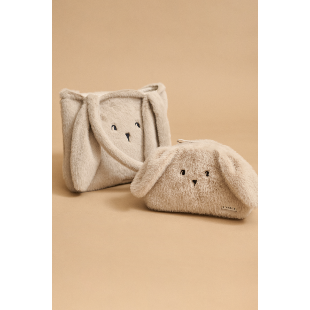 Liewood Lexi Plush Rabbit Tote bag - Mist - TOTEBAG