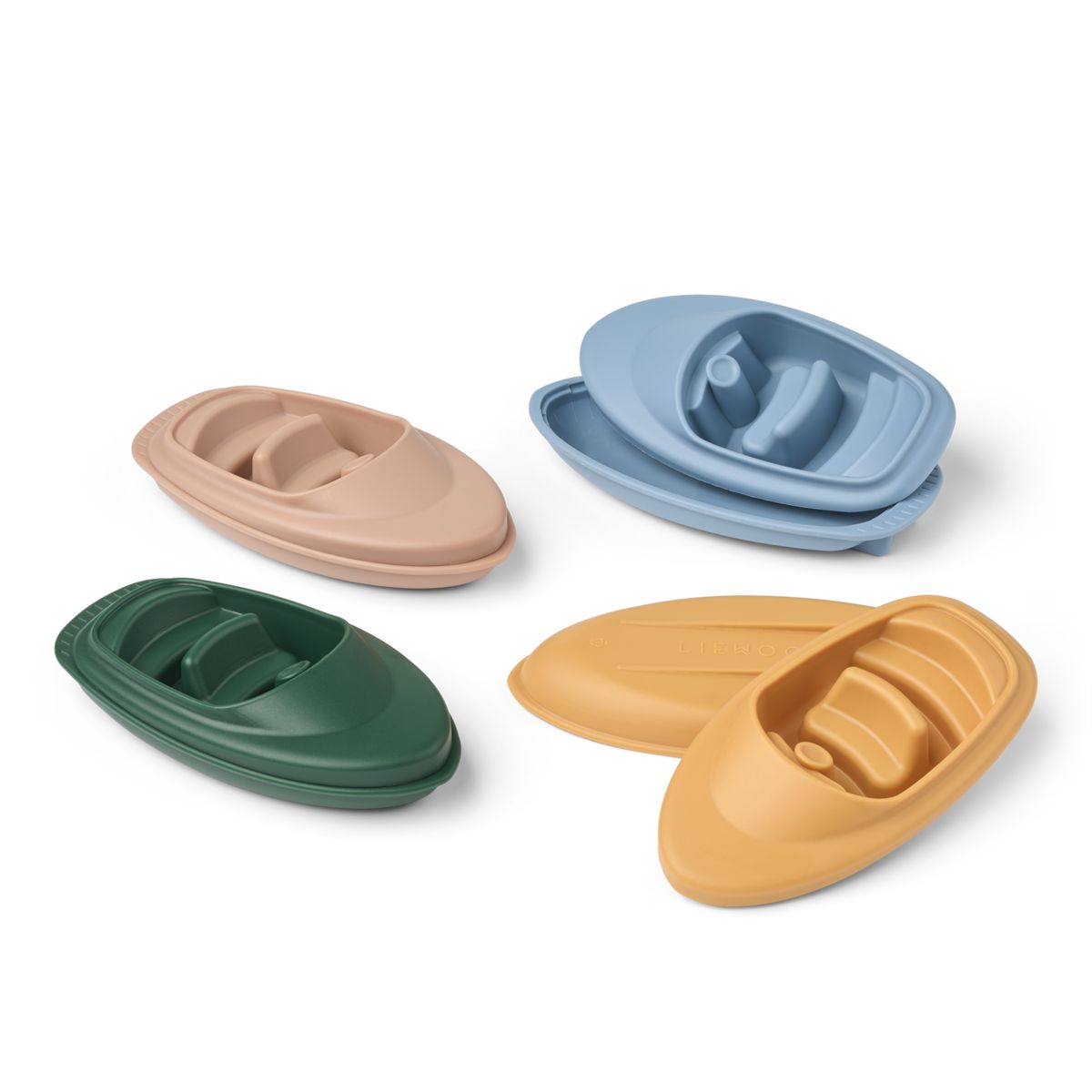 CORIN Boats 4-Pack - Beach Blue Multi mix