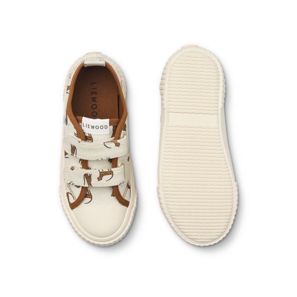 Liewood Kim low canvas sneakers - Leopard / Sandy - SNEAKERS
