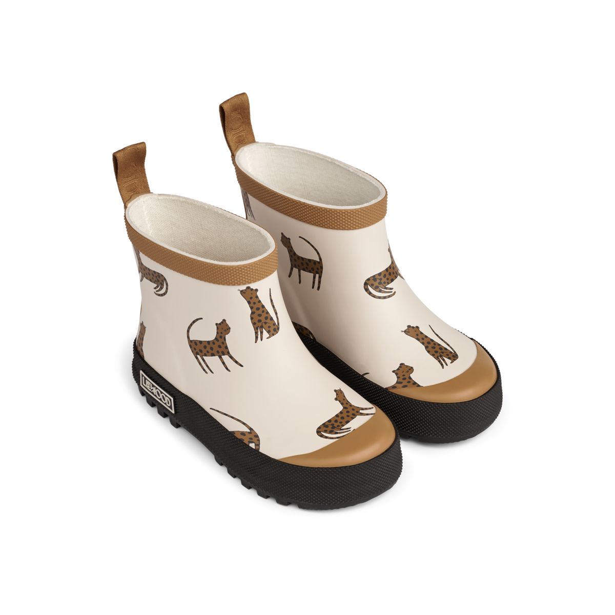 Liewood Tekla short rain boots - Leopard / Sandy - RUBBER BOOTS