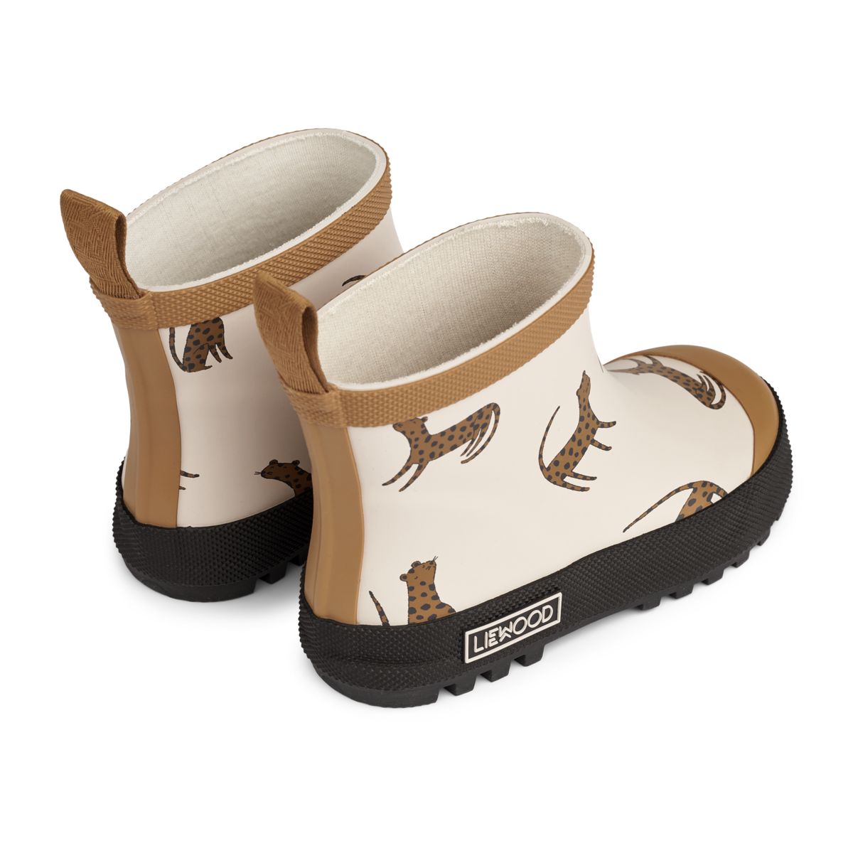 Liewood Tekla short rain boots - Leopard / Sandy - RUBBER BOOTS