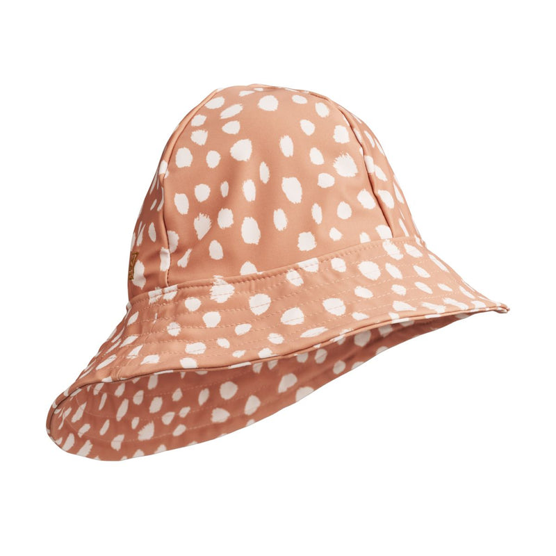 Liewood Josefine wide brim sun hat - Leo spots / Tuscany rose - HATS/CAP