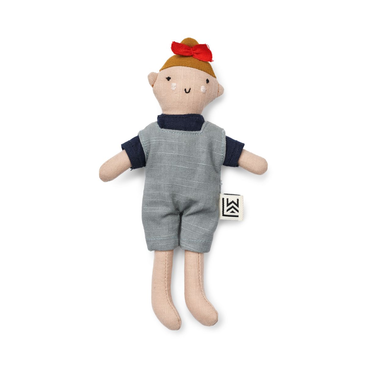 Mai Knitted Mini Doll - Sea blue multi mix