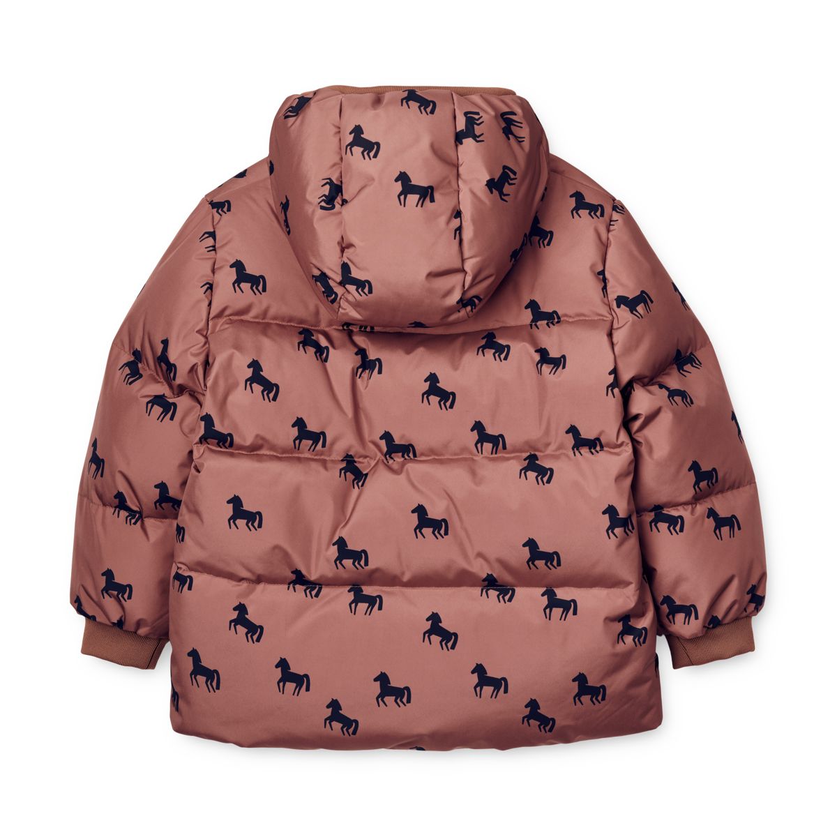 Liewood Palle Puffer Down Jacket - Horses / Dark rosetta - JACKET