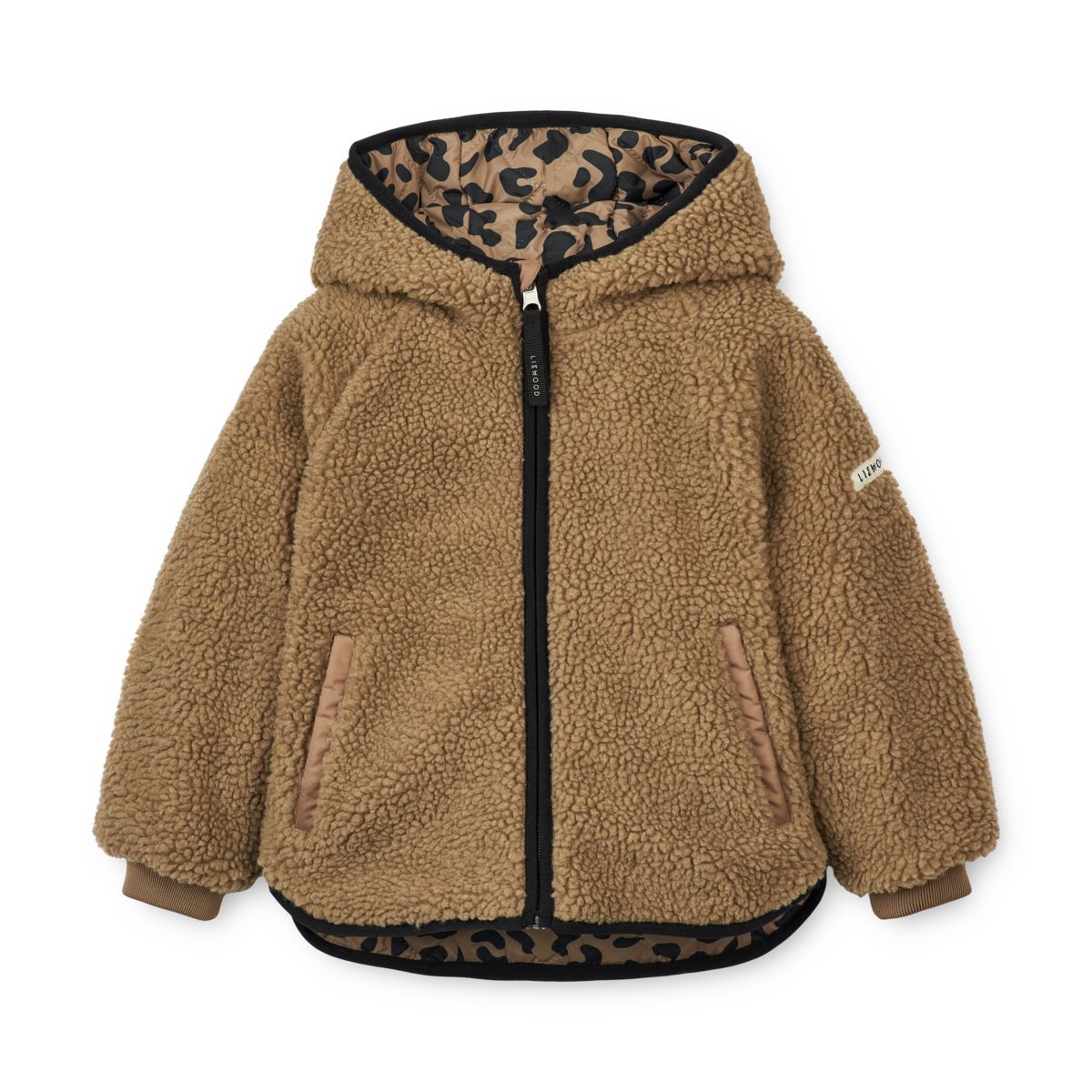 Liewood Jackson Reversible Jacket - Leo oat / Black panther - JACKET