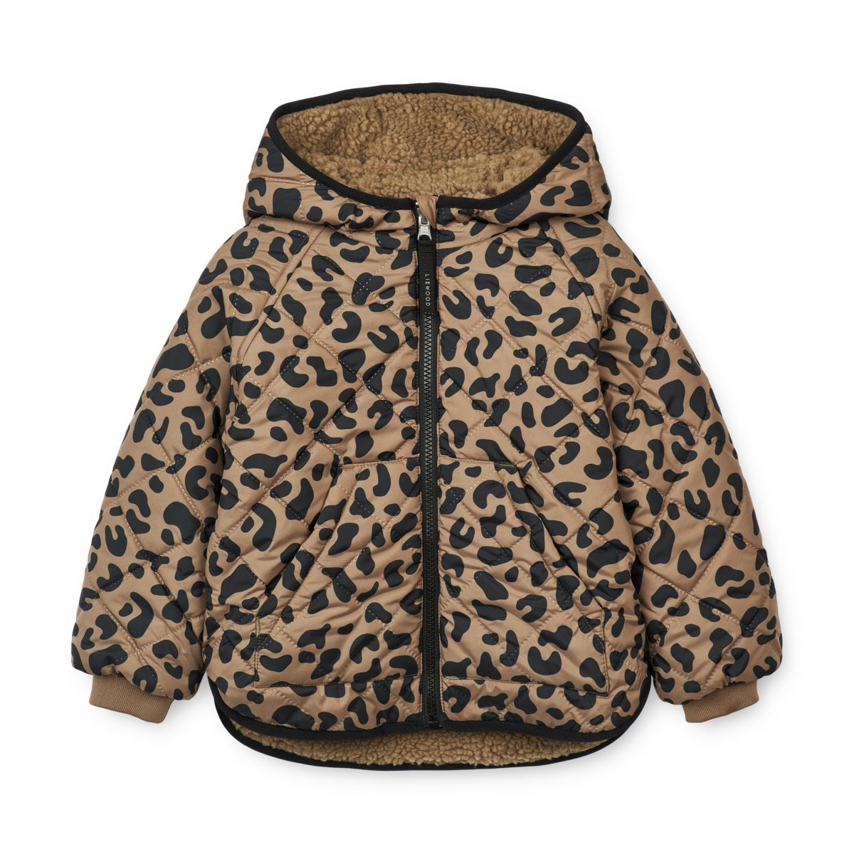 Liewood Jackson Reversible Jacket - Leo oat / Black panther - JACKET