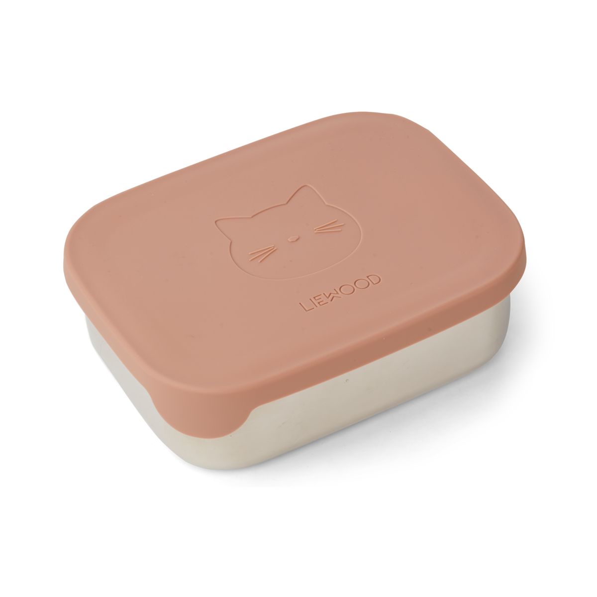 Liewood Arthur Lunch Box - Cat dark rose - LUNCHBOX