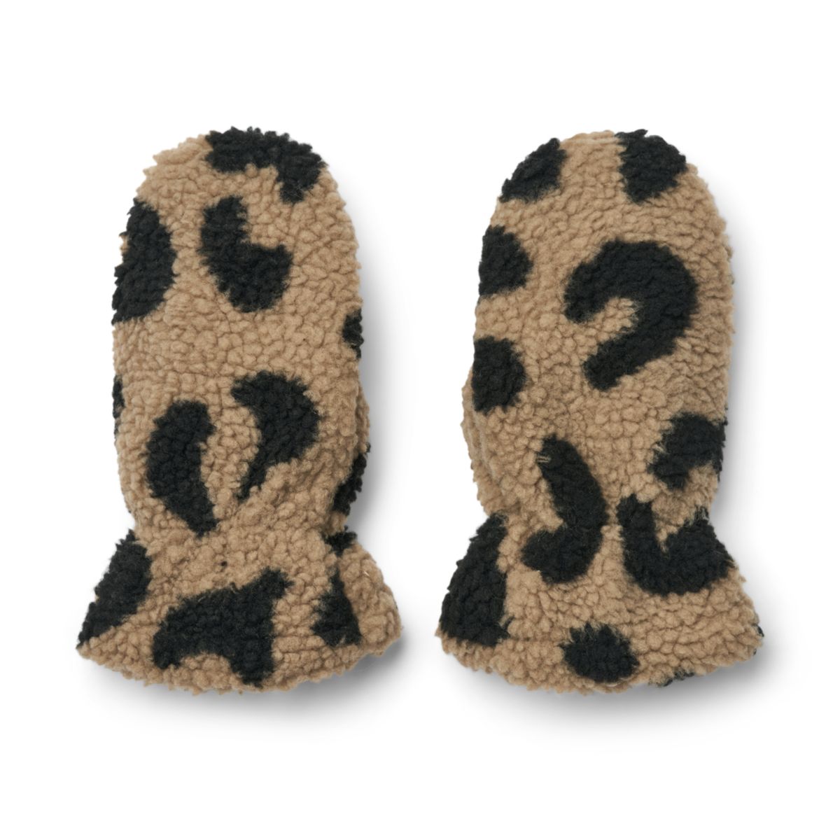 Grethe Pile Gloves - Mega leo / Oat mix