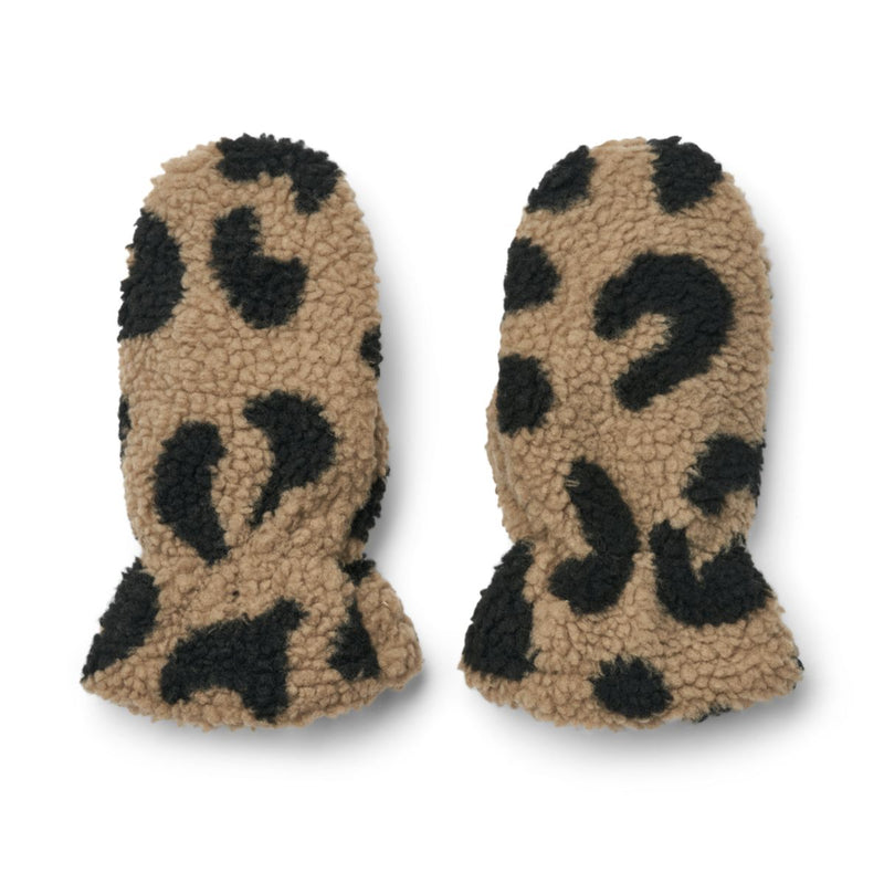 Grethe Pile Gloves - Mega leo / oat mix