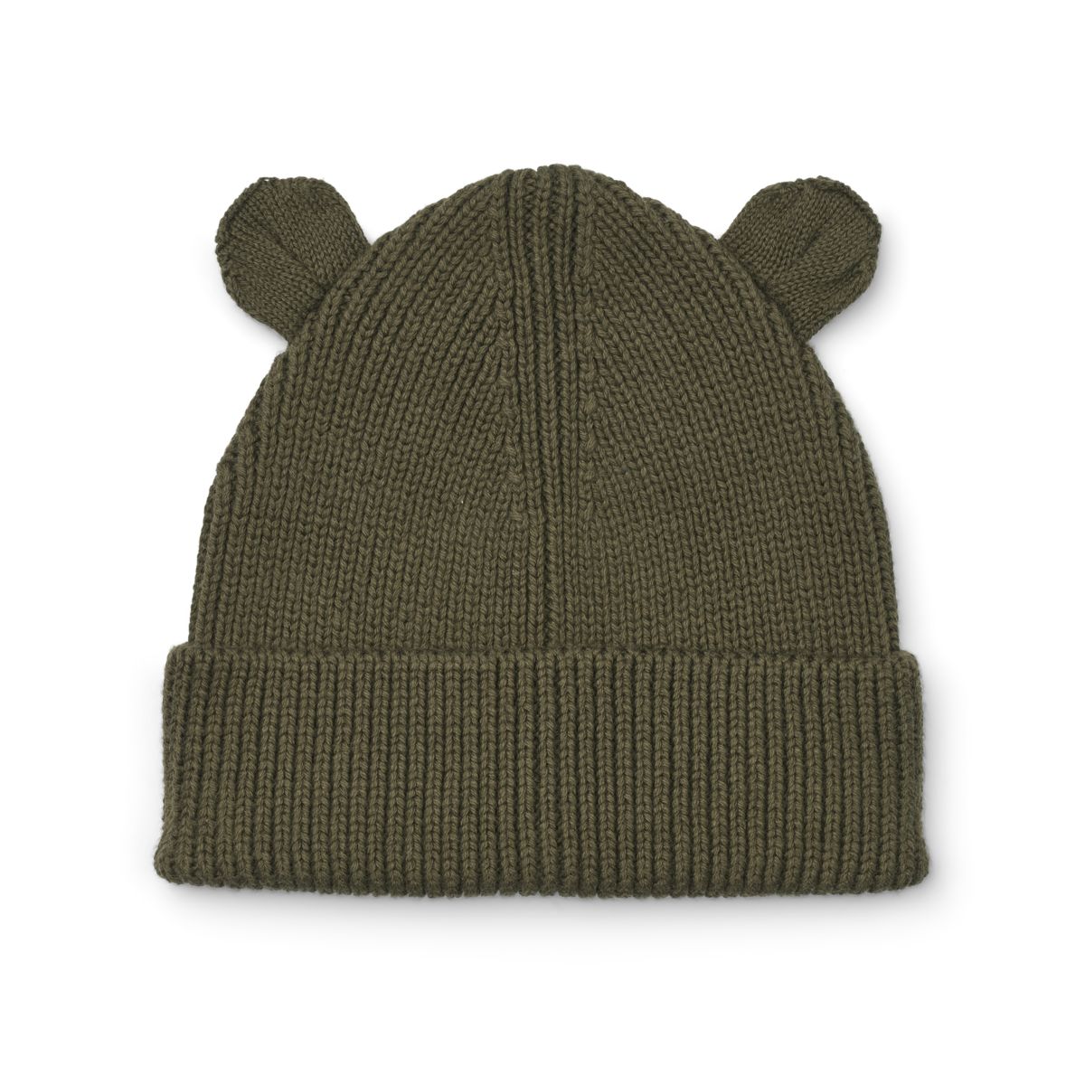 Liewood Gina Beanie With Ears - Army brown - HATS/CAP