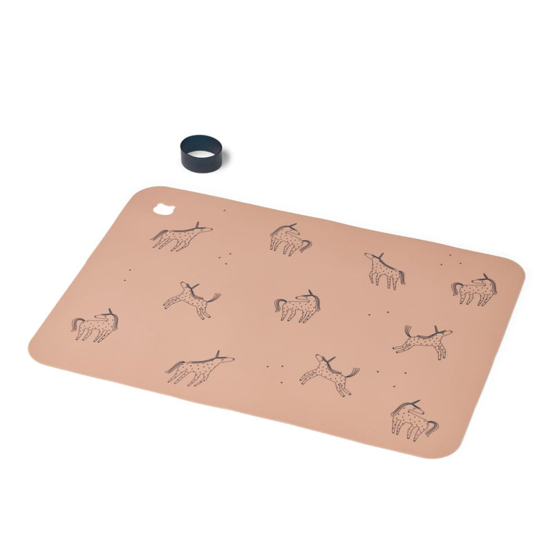 Liewood Jude Printed Placemat - Unicorn / Pale tuscany - PLACEMAT