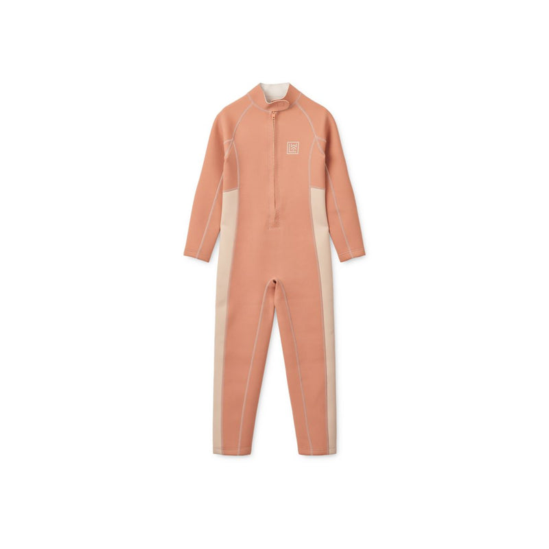 Liewood Maverick long-sleeve wetsuit - Tuscany rose - SWIMSUIT