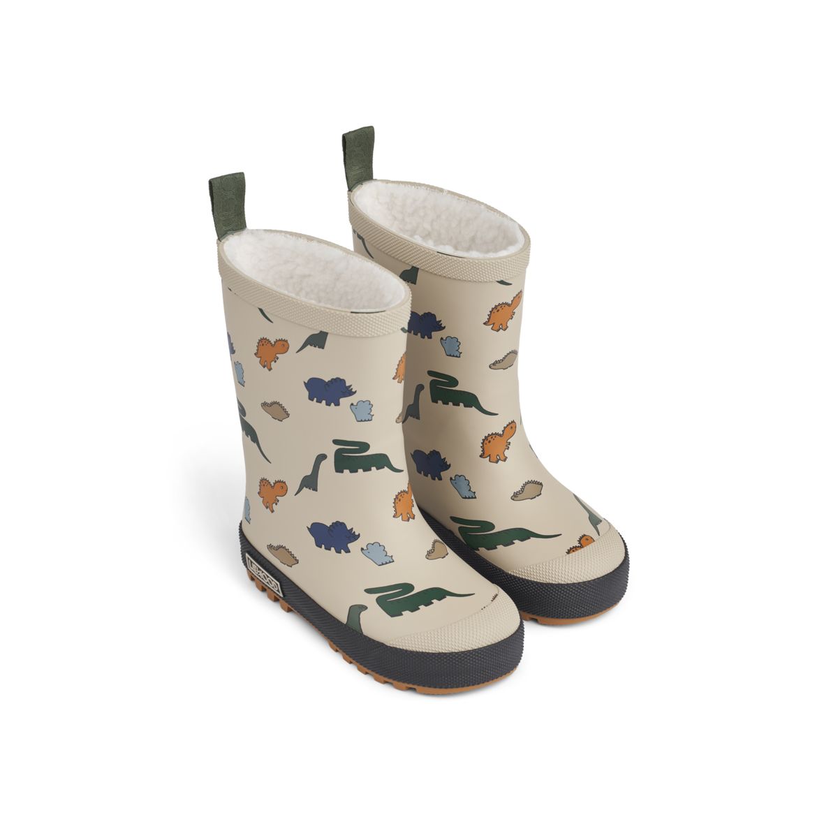 Liewood Mason Thermo Rain boots - Dinosaurs / Mist - THERMO BOOTS