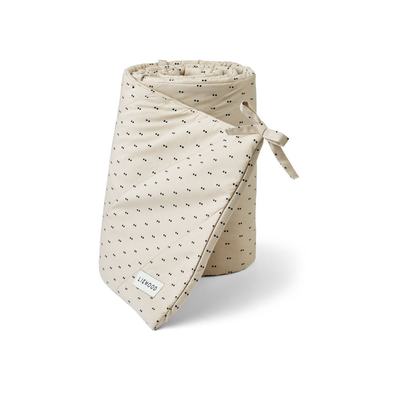 Liewood Benedicte printed bed bumper - Double dot / SIlver lining - BED BUMPER