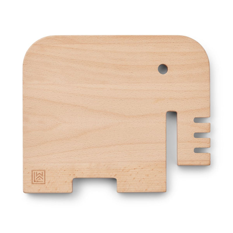 Liewood Hannae Elephant Cutting Board - Natural - COOKING