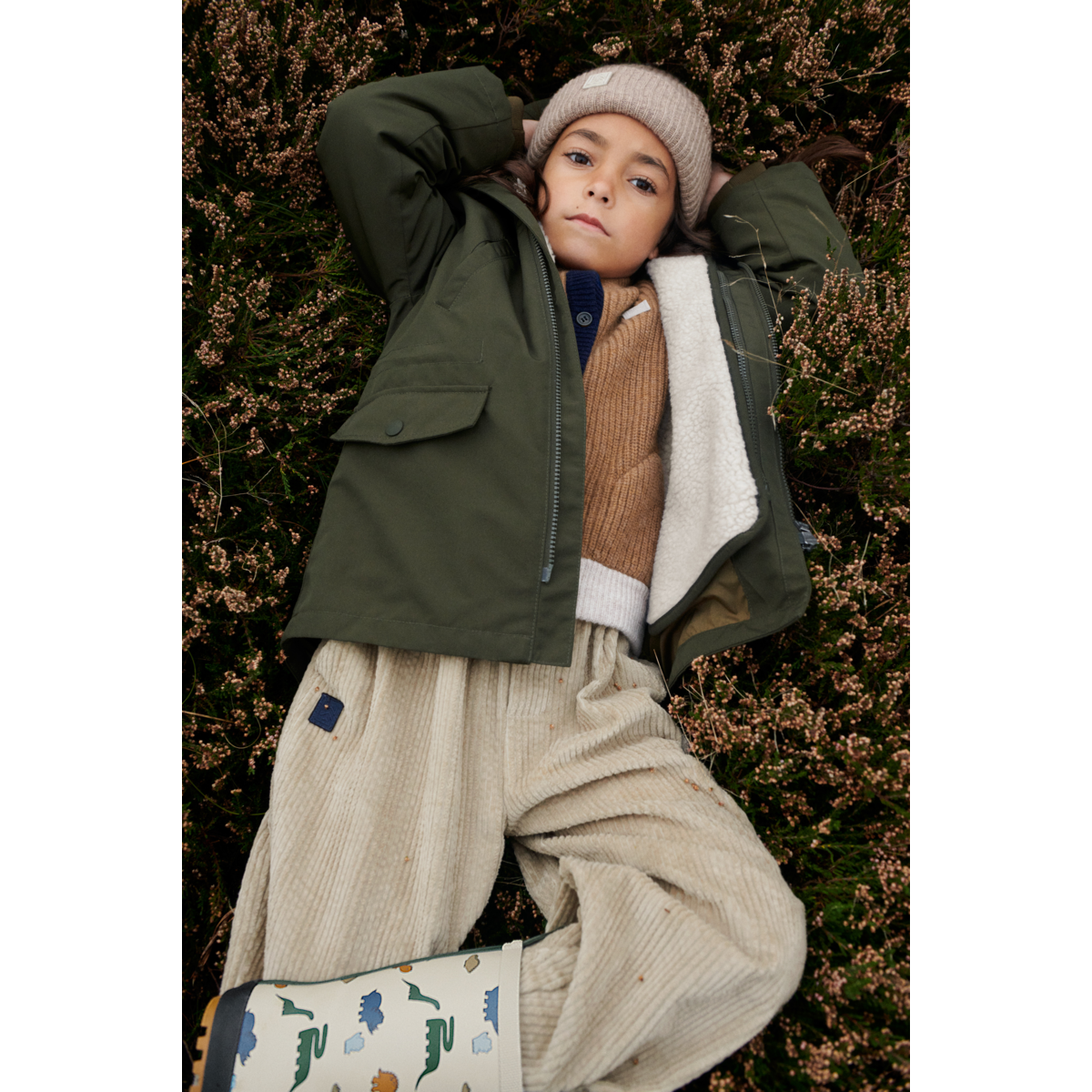 Liewood Timber 2-in-1 Jacket - Army brown mix - JACKET