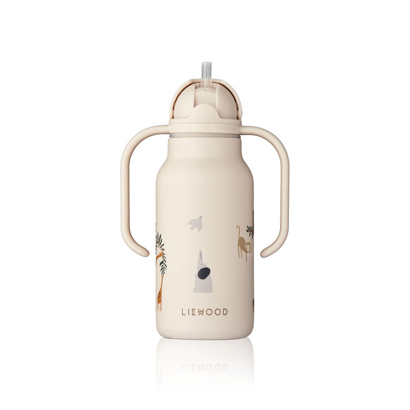 LIEWOOD KIMMIE STEEL WATER BOTTLE 250 ML ALL TOGETHER / SANDY LIEWOOD KIMMIE STEEL WATER BOTTLE 250 ML ALL TOGETHER / SANDY