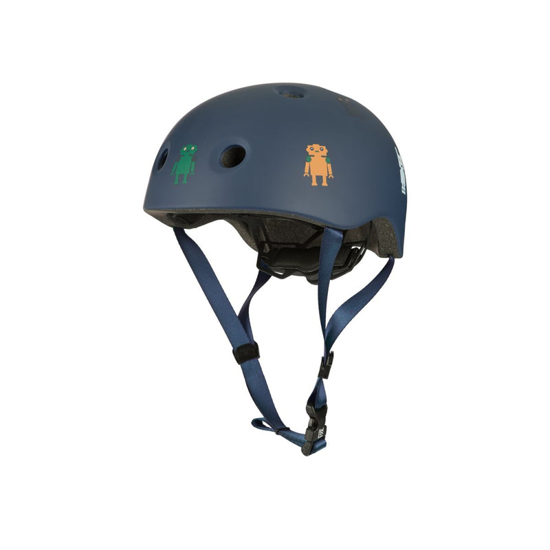 Liewood Hilary bike helmet - Robots / Indigo blue - BIKE ACCESSORIES